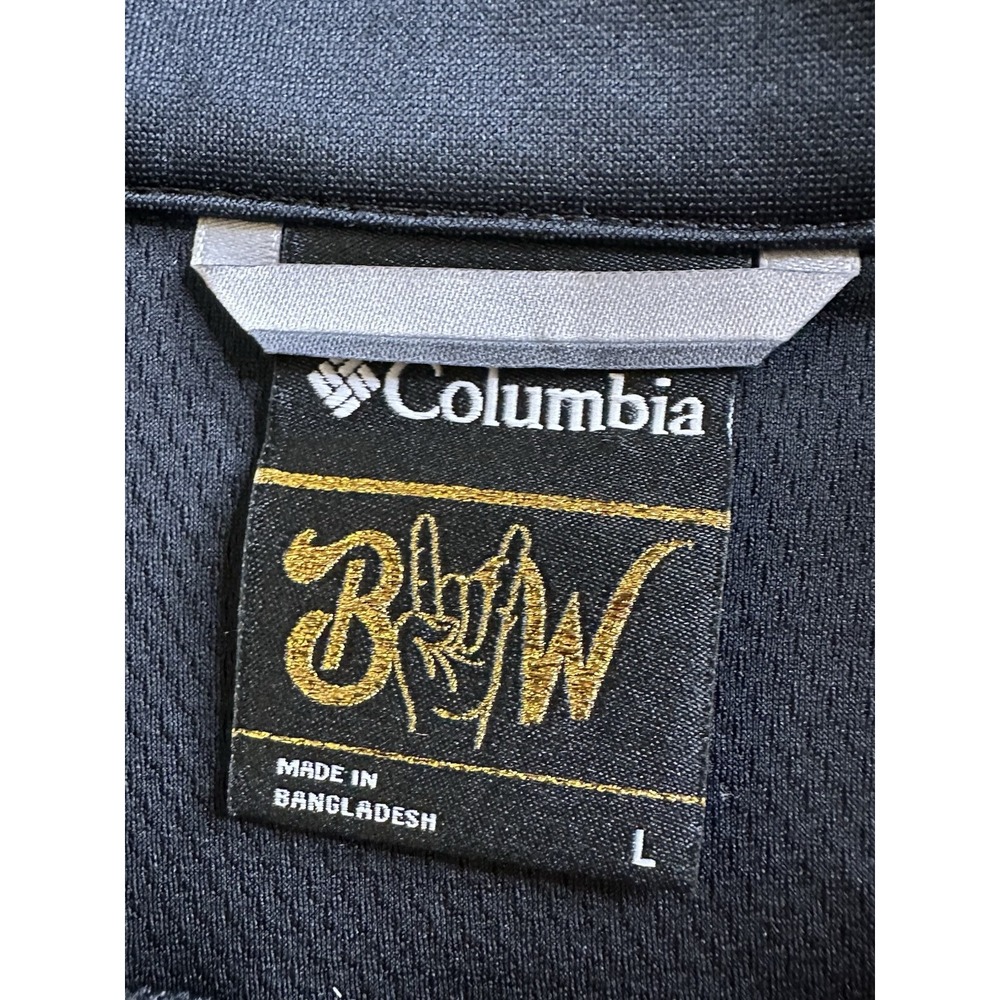 Columbia Men's Lake Aloha Half Zip Fleece Pullover Black Red Size Large - Picture 14 of 16